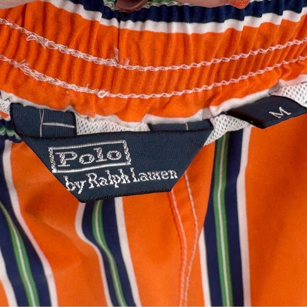 Polo Ralph Lauren striped swim trunks medium - Picture 3 of 4